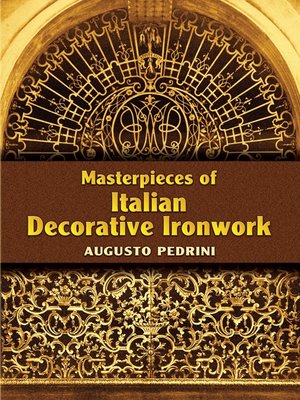 cover image of Masterpieces of Italian Decorative Ironwork